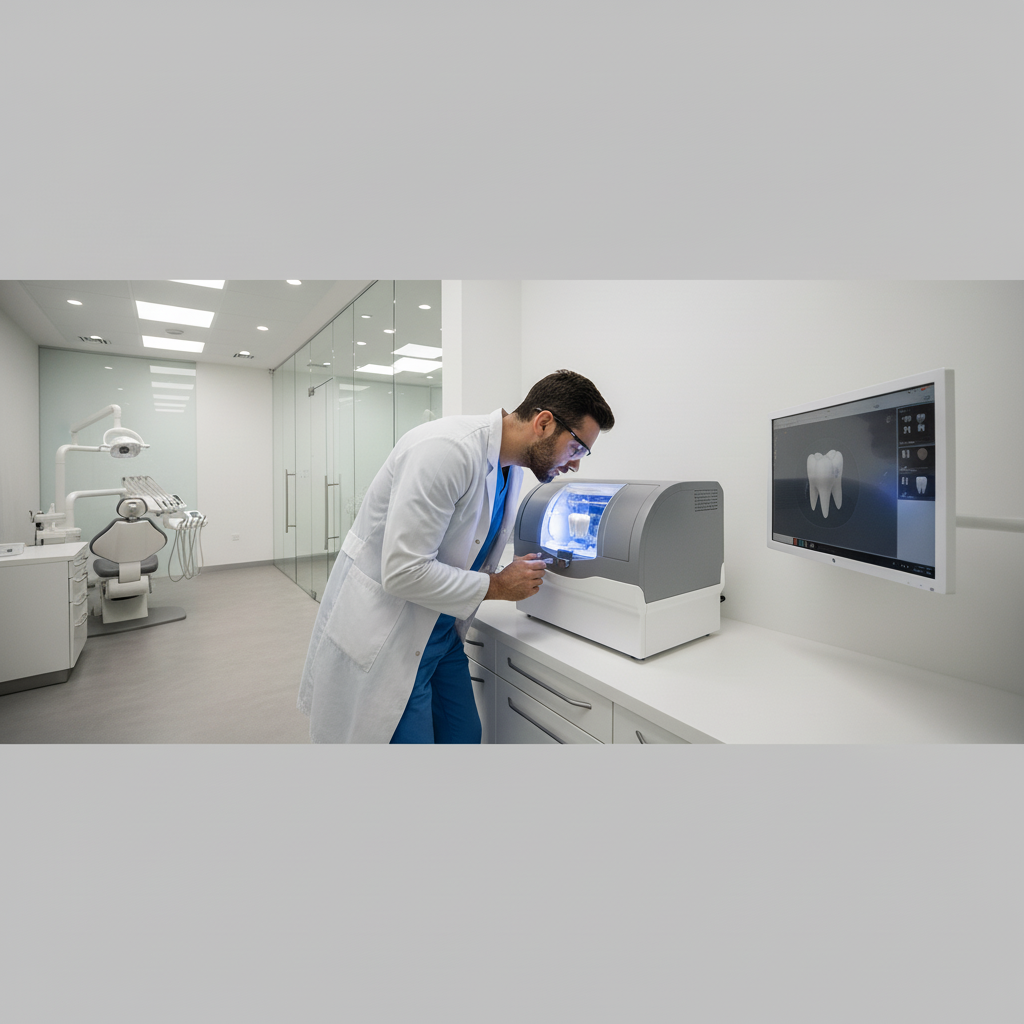 Advanced Dental Technology at Work Turkey Dental Holidays leverage advanced CAD/CAM technology, allowing dentists to precisely craft new smiles quickly.
