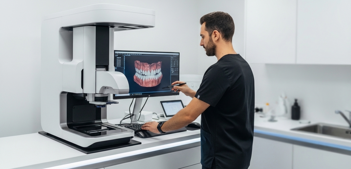 High-Tech Dental Procedures in Istanbul Clinic Dental Clinics in Turkey utilize advanced digital technology for superior patient treatment and care.