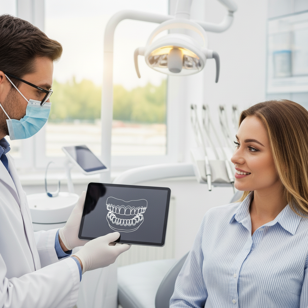Planification numérique du sourire avec un dentiste. Nouveau Sourire en Australie. Conception numérique et consultation personnalisée pour une transformation rapide du sourire.