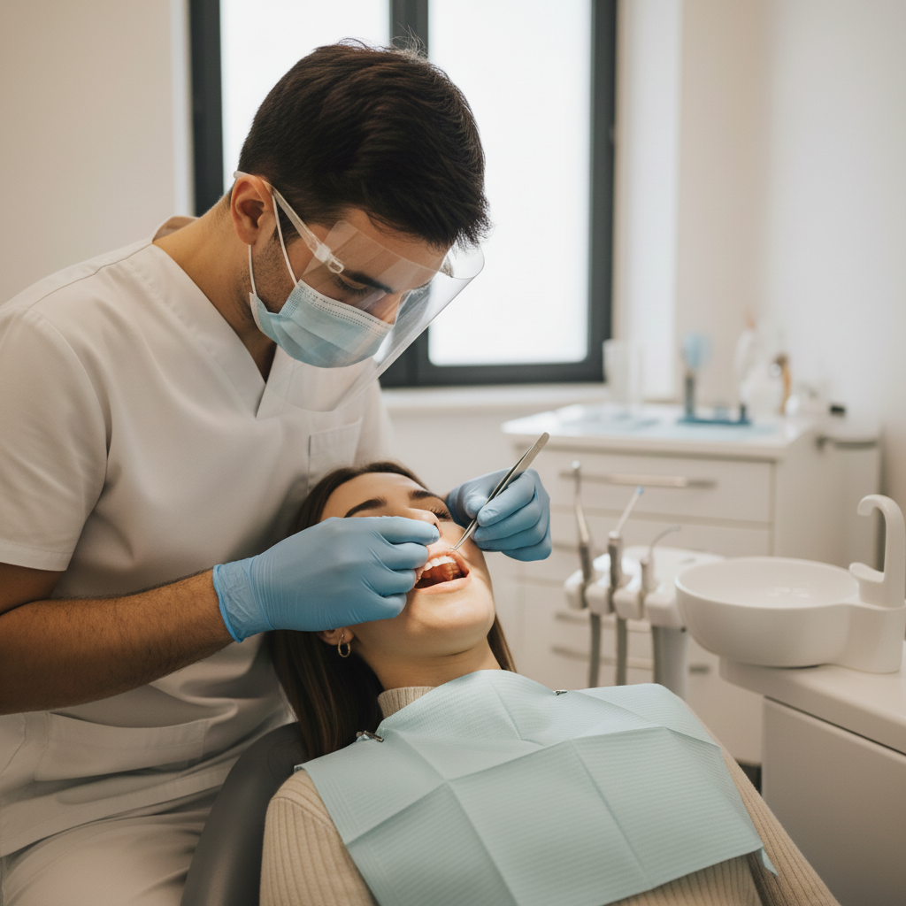 Dental Crown Cost Australia for the precise placement of a permanent tooth restoration by a dentist.