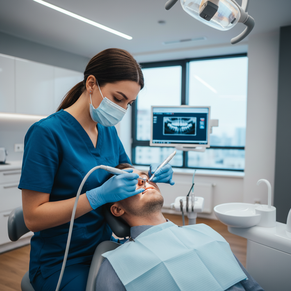 Veneers in Australia procedure begins with meticulous tooth preparation and impression taking for custom fit